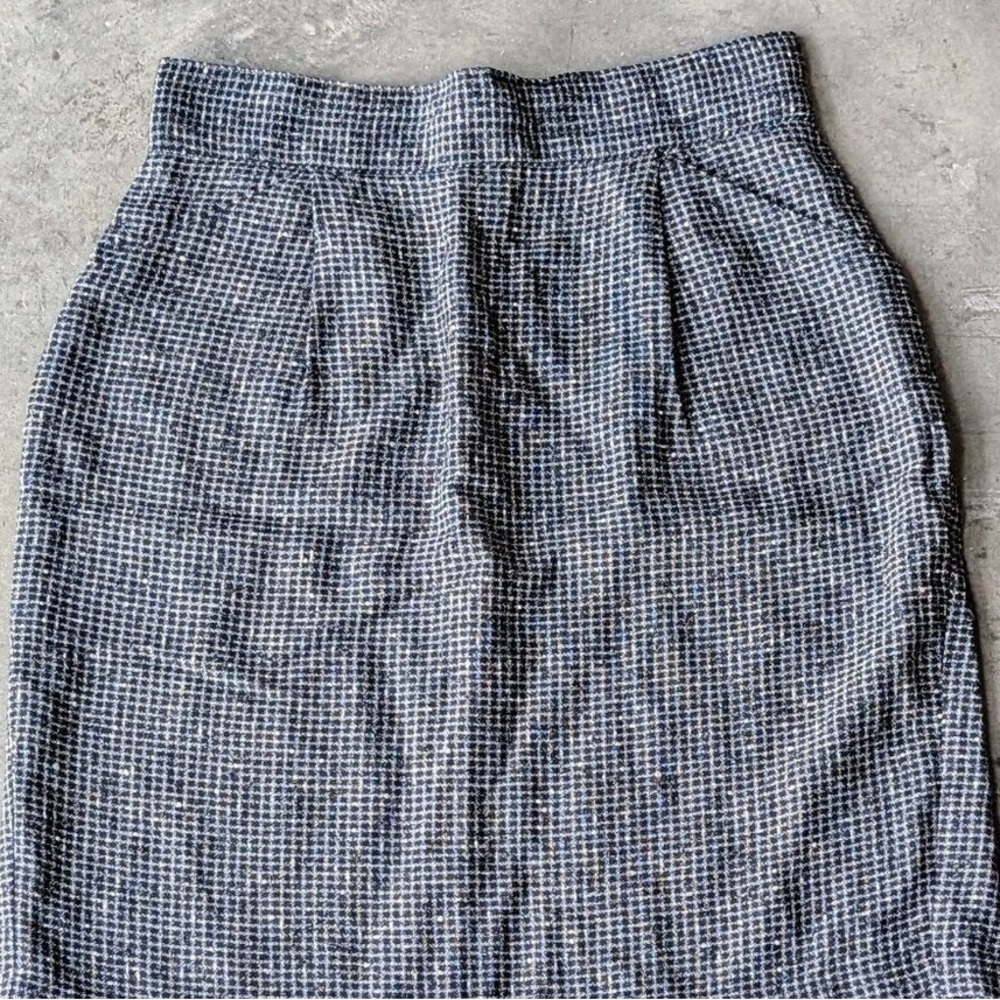 Classic Gray Button-Down Skirt - image 2